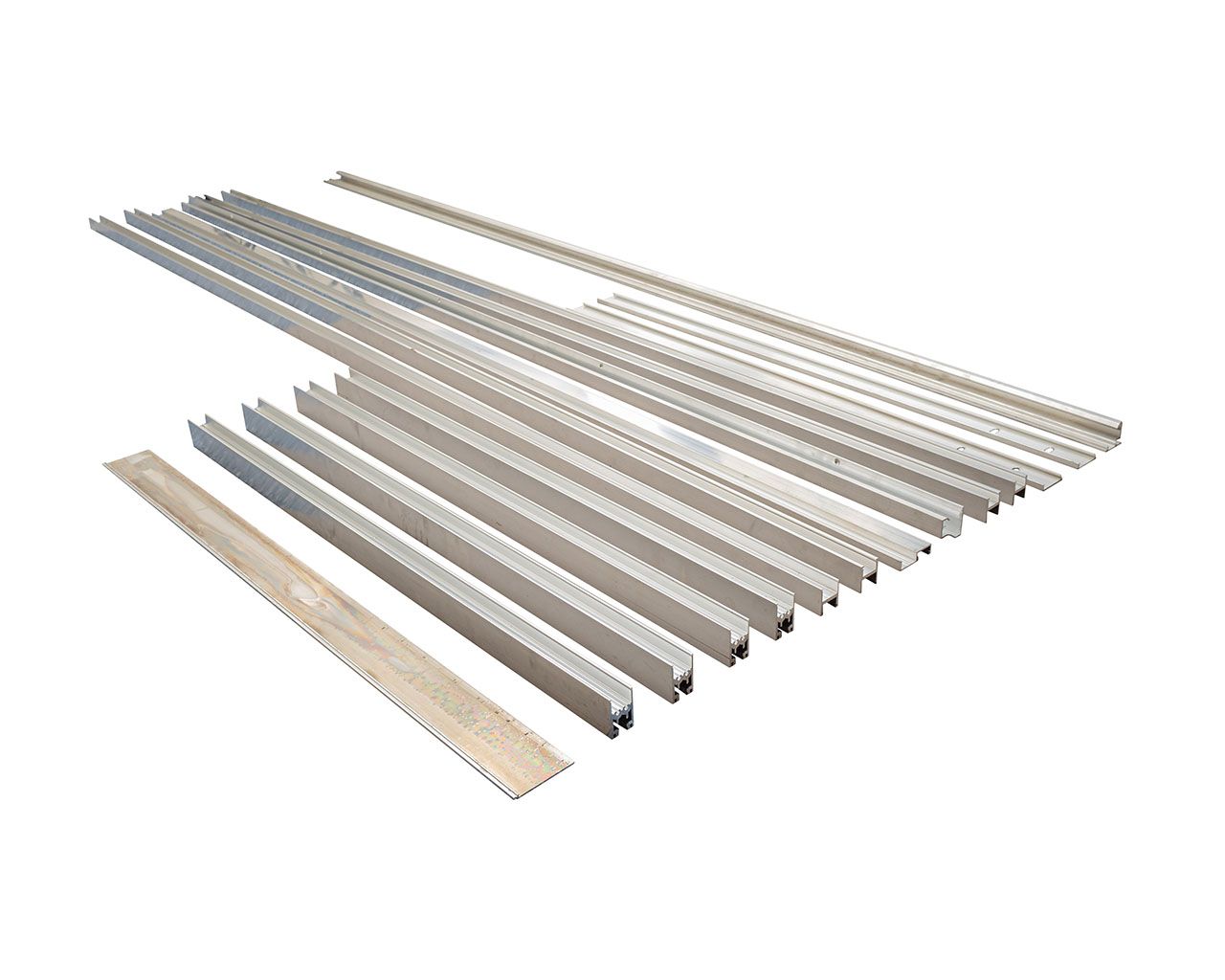 Комплект створок FLEX TST 2000(Ш)x2500(В) мм (часть для покраски, необходима комплектация артикулом DOR2175B), для заполнений - стекло, 8 мм, стеклопакет 22 мм, без стекла, 8020228). Рис. 3