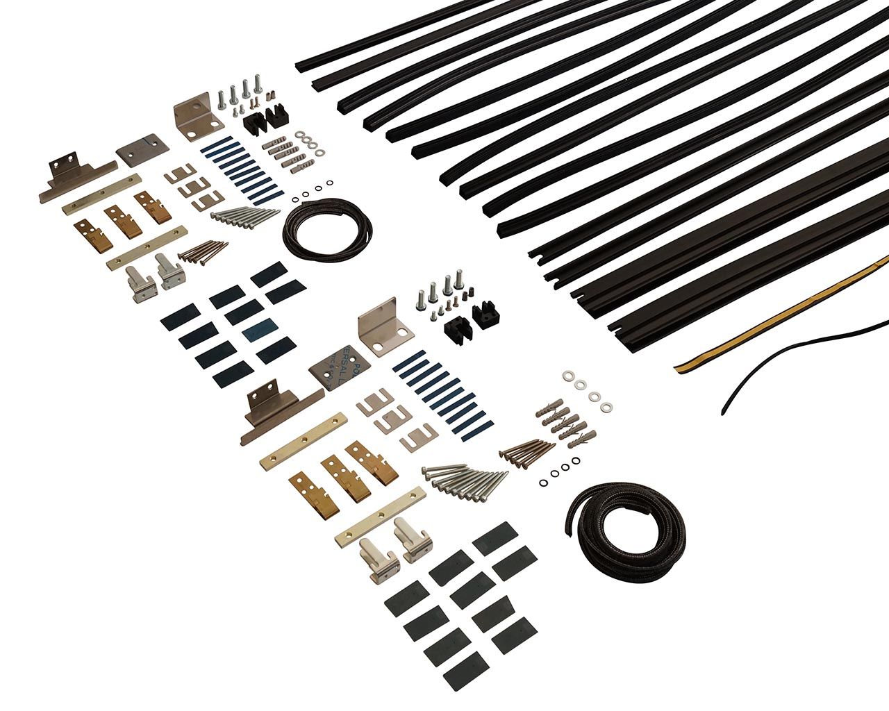 Комплект створок FLEX для двустворчатой двери 1500(Ш)х2500(В) мм (часть для сборки, в покраску не отправлять, необходима комплектация артикулом DOR2177A),  для заполнений - стекло, 8 мм, стеклопакет 2