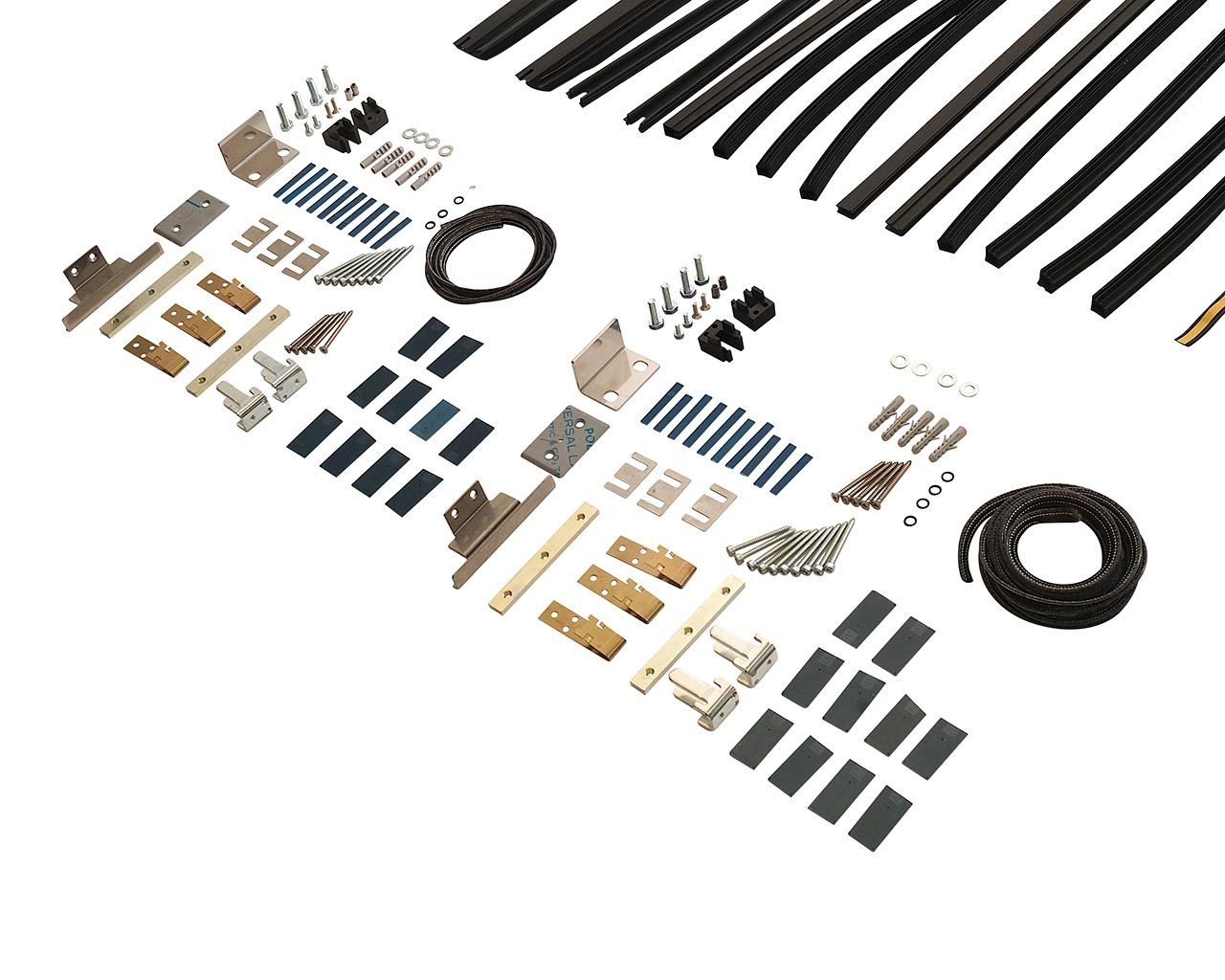 Комплект створок FLEX для двустворчатой двери 3000(Ш)x3200(В) мм (часть для сборки, в покраску не отправлять, необходима комплектация артикулом DOR2113A),  для заполнений - стекло, 8 мм, стеклопакет 22мм. Рис. 3