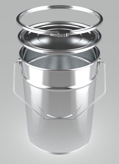 Комплект тары (Банка HSK0622.05 + крышка HSK0623 + обруч HSK0624 + пломба HSK0628) для органики емк. 5л. Рис. 1 Комплект тары (Банка HSK0622.05 + крышка HSK0623 + обруч HSK0624 + пломба HSK0628) для органики емк. 5л. Рис. 1