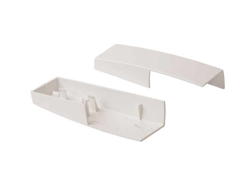 Комплект торц. заглушек кареток 160 (комп. прав+лев) цв. белый. Рис. 3