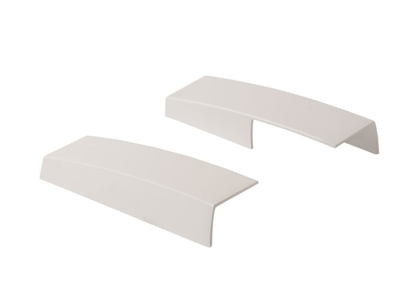 Комплект торц. заглушек кареток 160 (комп. прав+лев) цв. белый. Рис. 1 Комплект торц. заглушек кареток 160 (комп. прав+лев) цв. белый. Рис. 1