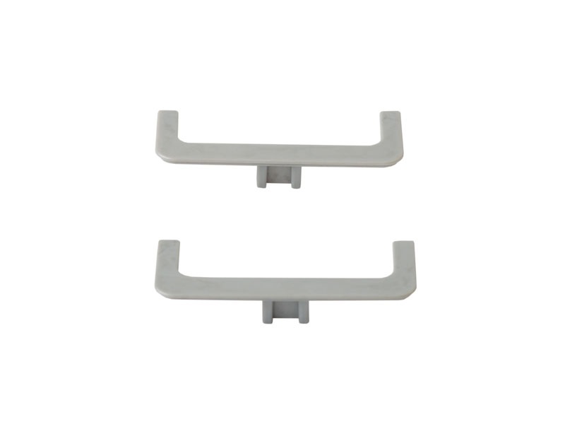 Комплект торцевых заглушек П-образных среднего профиля GOLA Alphalux(2 части:L+R), пластик серый. Рис. 3