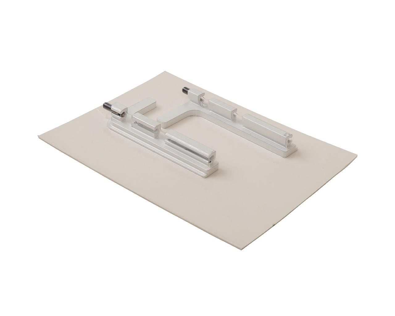 Комплект торцевых заглушек Г-образных верхнего профиля GOLA Alphalux(2 части:L+R), алюминий белый. Рис. 1 Комплект торцевых заглушек Г-образных верхнего профиля GOLA Alphalux(2 части:L+R), алюминий белый. Рис. 1