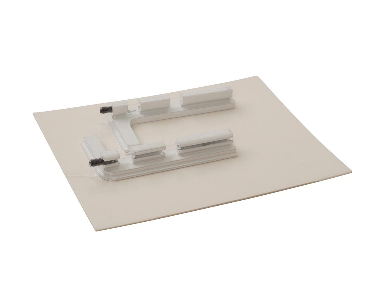 Комплект торцевых заглушек Г-образных верхнего профиля GOLA Alphalux(2 части:L+R), алюминий белый. Рис. 3 Комплект торцевых заглушек Г-образных верхнего профиля GOLA Alphalux(2 части:L+R), алюминий белый. Рис. 3