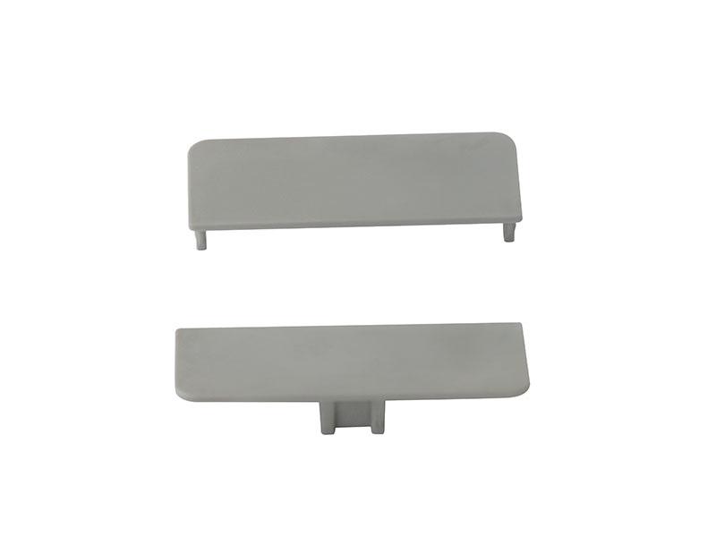 Комплект торцевых заглушек сплошных среднего профиля GOLA Alphalux(2 части:L+R), пластик серый. Рис. 3 Комплект торцевых заглушек сплошных среднего профиля GOLA Alphalux(2 части:L+R), пластик серый. Рис. 3