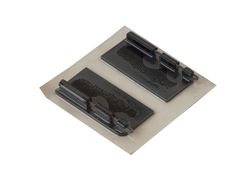 Комплект торцевых заглушек сплошных верхнего профиля GOLA Alphalux (2 части:L+R), алюминий черный. Рис. 3