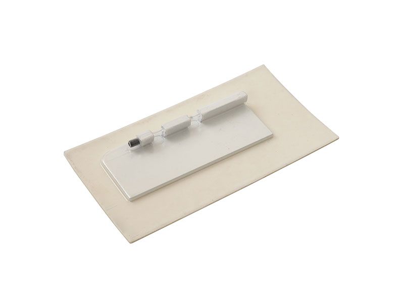 Комплект торцевых заглушек сплошных среднего профиля GOLA Alphalux(2 части:L+R), алюминий белый. Рис. 1