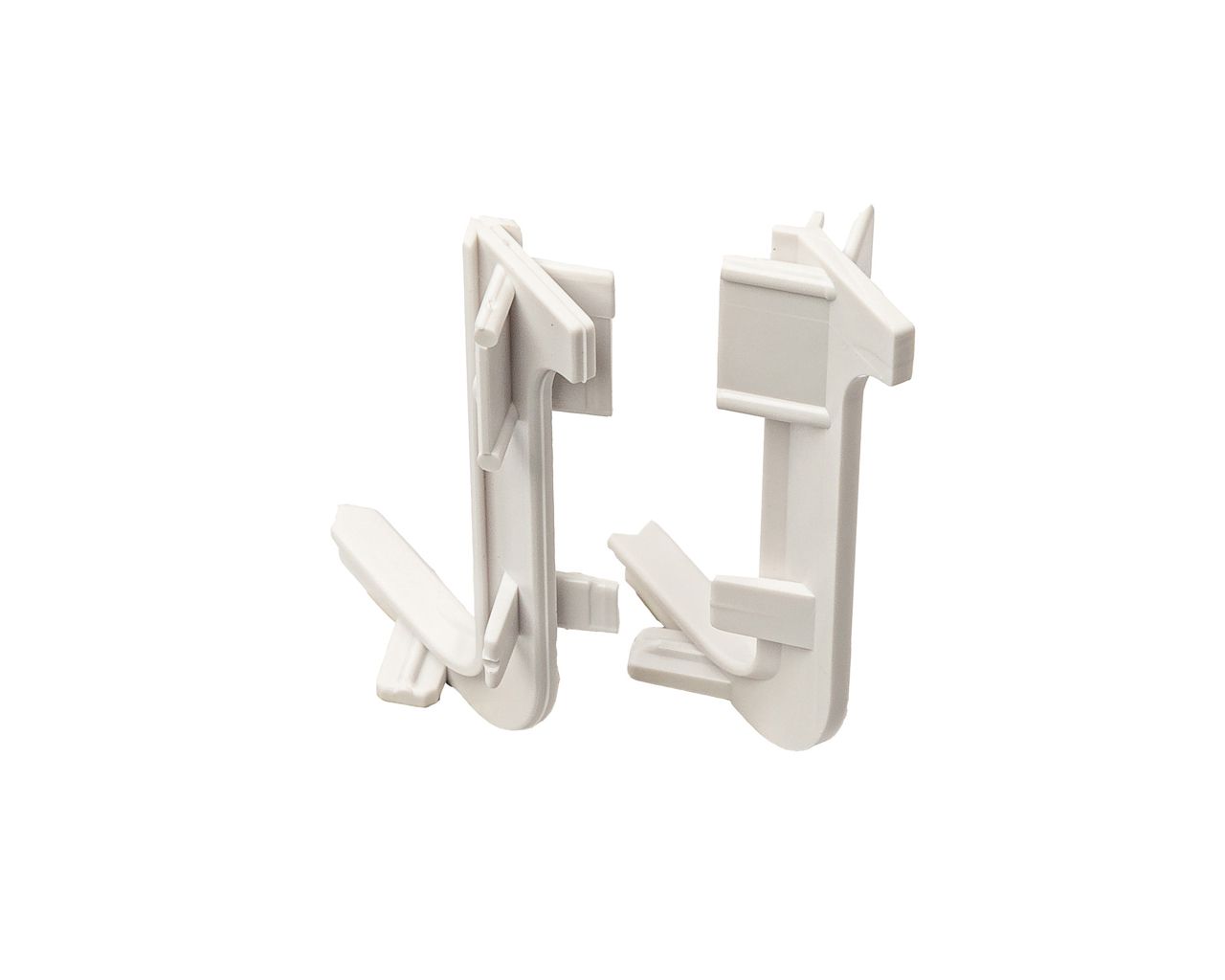 Комплект угловых элементов 90° (внешний+внутренний) Г-образного профиля FRM9200 Gola FIRMAX(2 части), пластик, белый. Рис. 2 Комплект угловых элементов 90° (внешний+внутренний) Г-образного профиля FRM9200 Gola FIRMAX(2 части), пластик, белый. Рис. 2