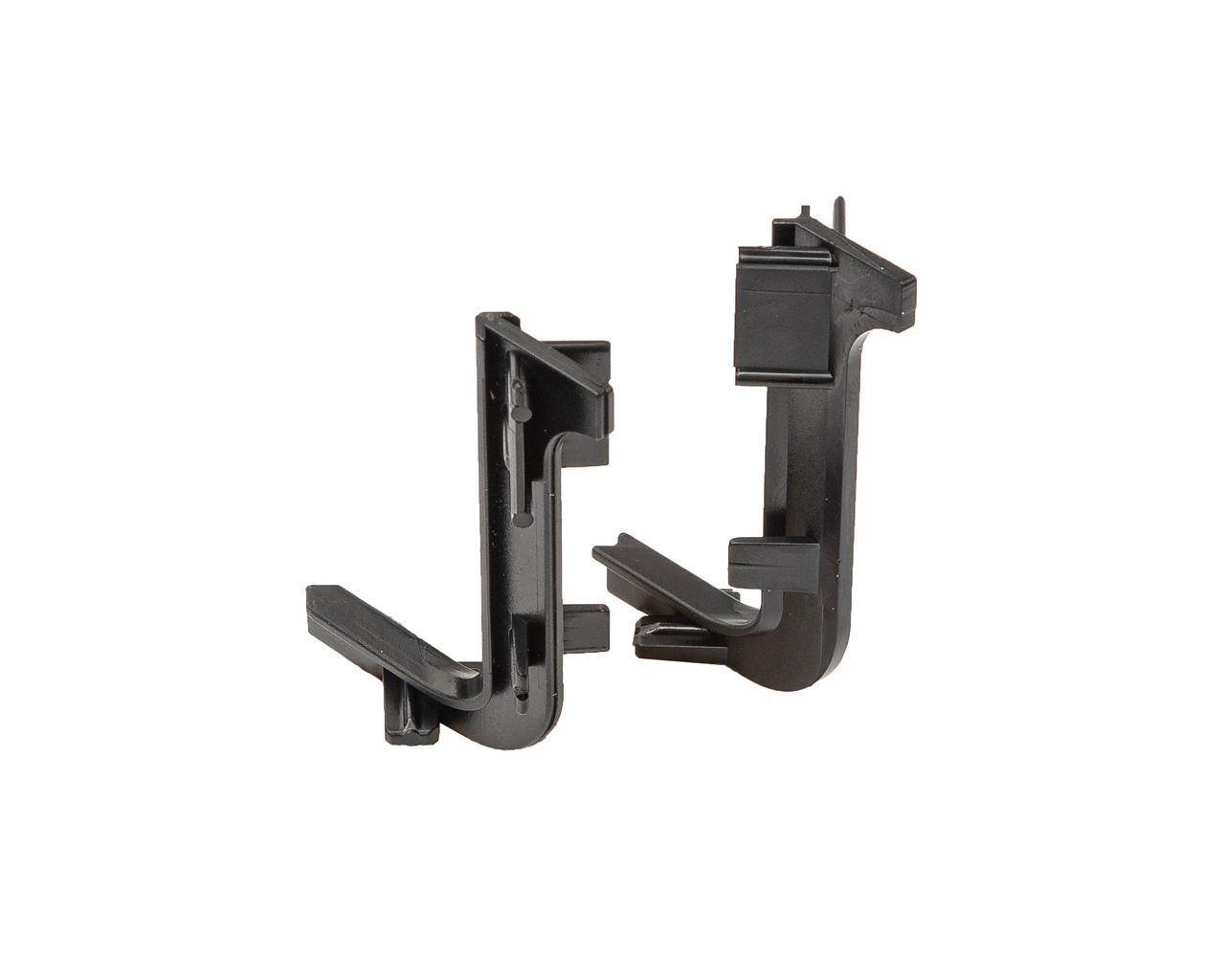 Комплект угловых элементов 90° (внешний+внутренний) Г-образного профиля FRM9200 Gola FIRMAX(2 части), пластик, черный. Рис. 2 Комплект угловых элементов 90° (внешний+внутренний) Г-образного профиля FRM9200 Gola FIRMAX(2 части), пластик, черный. Рис. 2