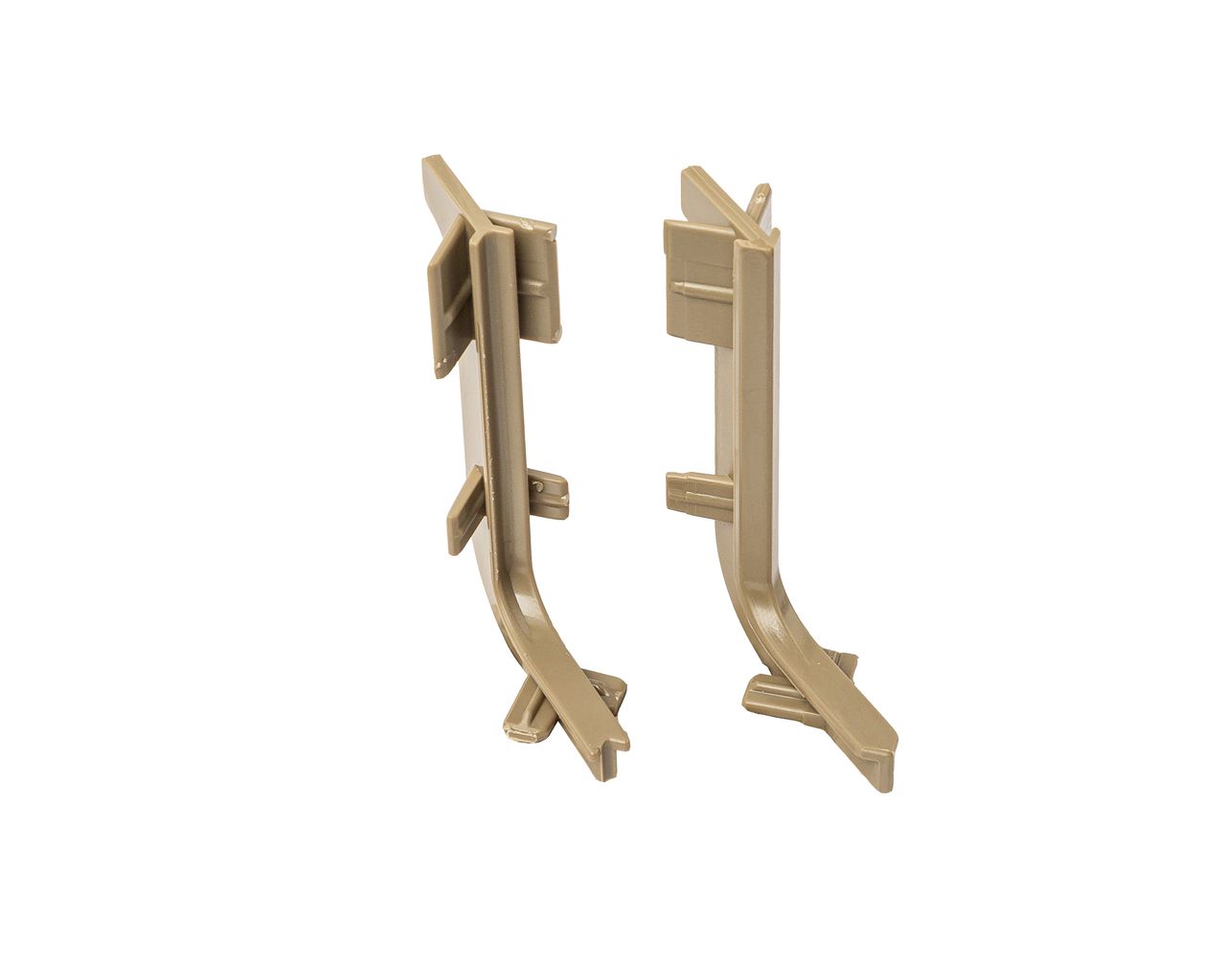 Комплект угловых элементов 90° (внешний+внутренний) Г-образного профиля FRM9200 Gola FIRMAX(2 части), пластик, шампань. Рис. 1 Комплект угловых элементов 90° (внешний+внутренний) Г-образного профиля FRM9200 Gola FIRMAX(2 части), пластик, шампань. Рис. 1