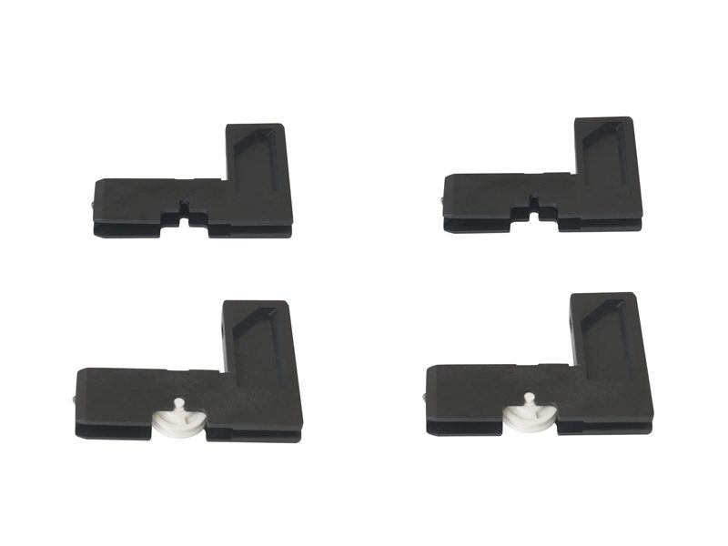 Комплект уголков для москитной сетки Проведал ELEMENTIS. Комплект: 2 верхних + 2 нижних с роликом. Рис. 2 Комплект уголков для москитной сетки Проведал ELEMENTIS. Комплект: 2 верхних + 2 нижних с роликом. Рис. 2