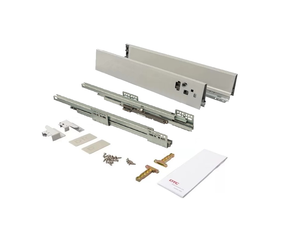 Комплект ящика Dragon Box длина 270 мм, высота 84мм, Push-to-Open, серый. Рис. 1 Комплект ящика Dragon Box длина 270 мм, высота 84мм, Push-to-Open, серый. Рис. 1