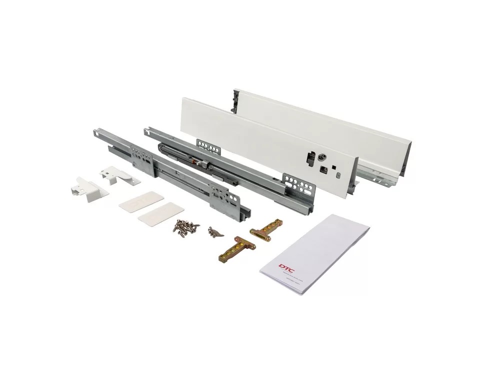 Комплект ящика Dragon Box длина 300 мм, высота 84мм с доводчиком, белый. Рис. 1 Комплект ящика Dragon Box длина 300 мм, высота 84мм с доводчиком, белый. Рис. 1