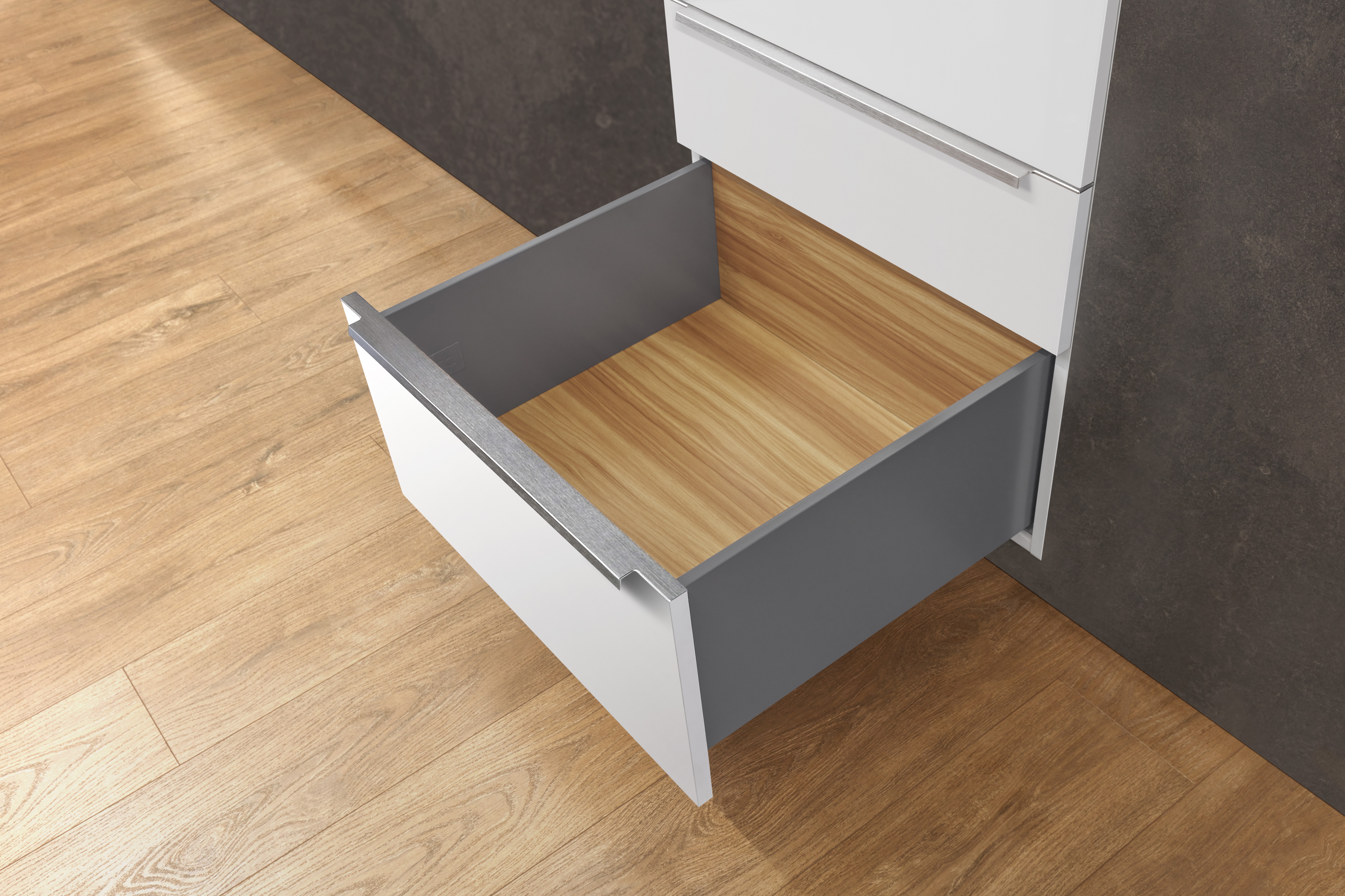 Комплект ящика Magic Star Plus длина 450 мм. высота 238 мм с доводчиком. антрацит. Рис. 2