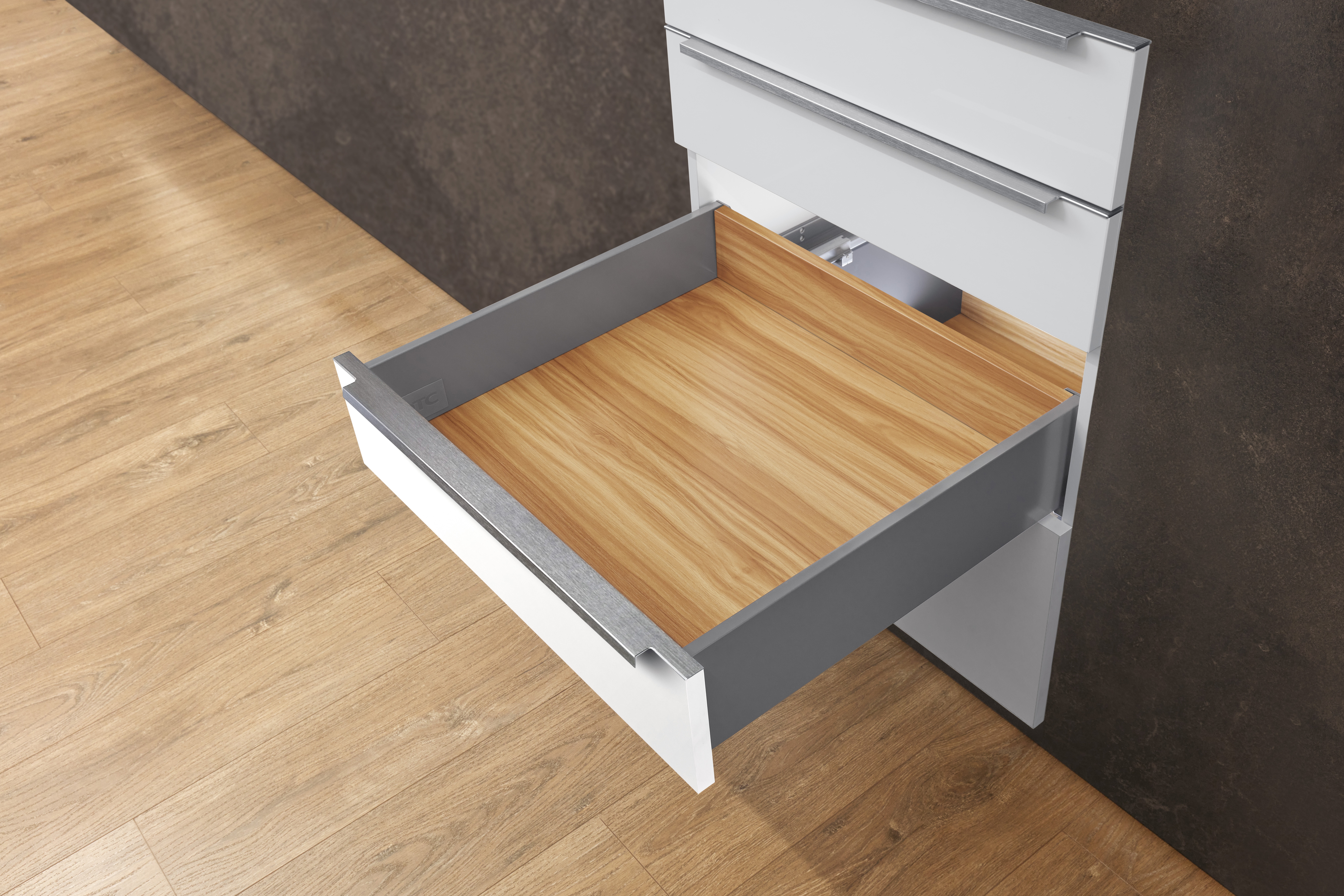 Комплект ящика Magic Star Plus длина 500 мм. высота 126 мм с доводчиком. белый. Рис. 2