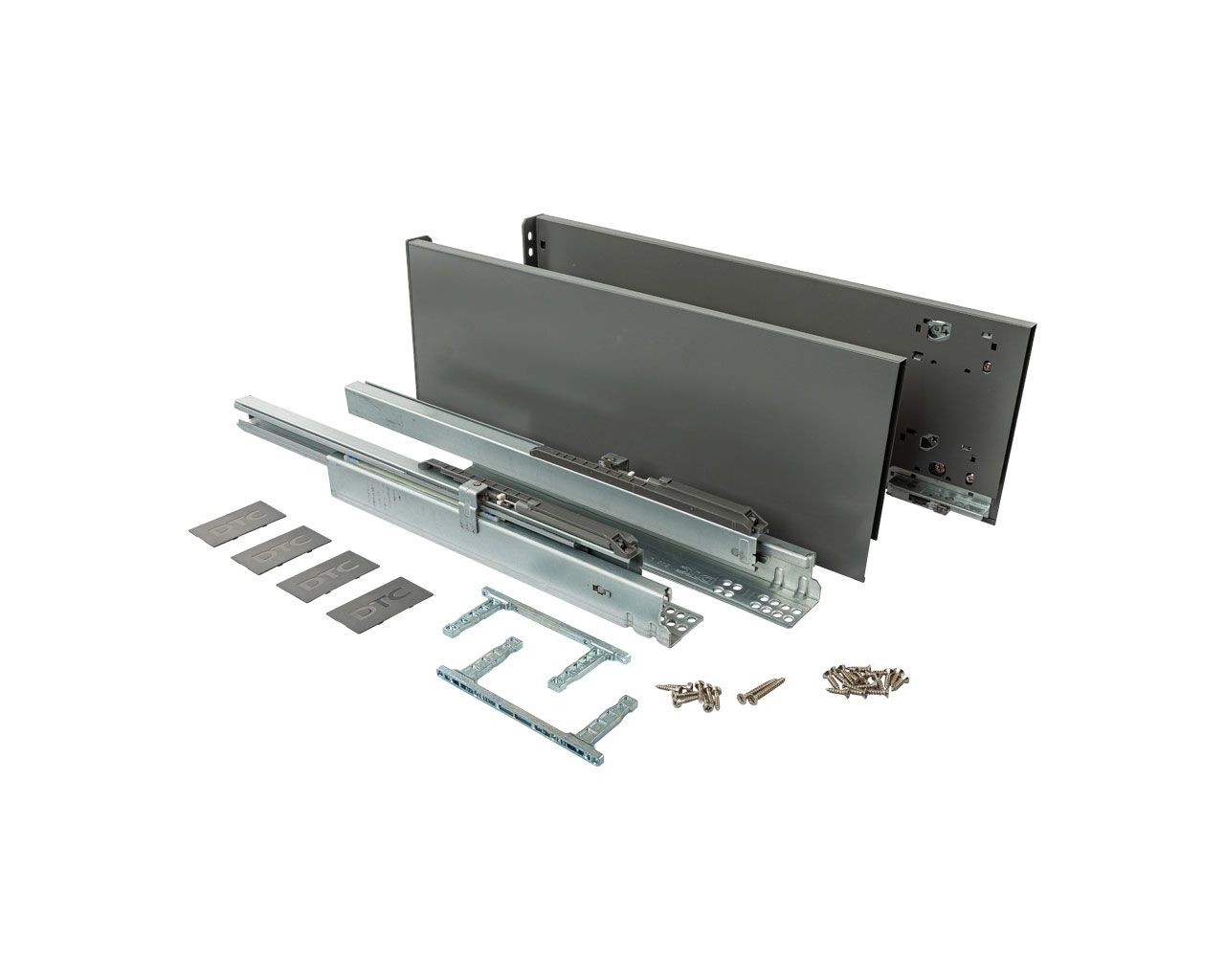 Комплект ящика Magic Star Plus длина 500 мм. высота 174 мм с доводчиком. антрацит. Рис. 1