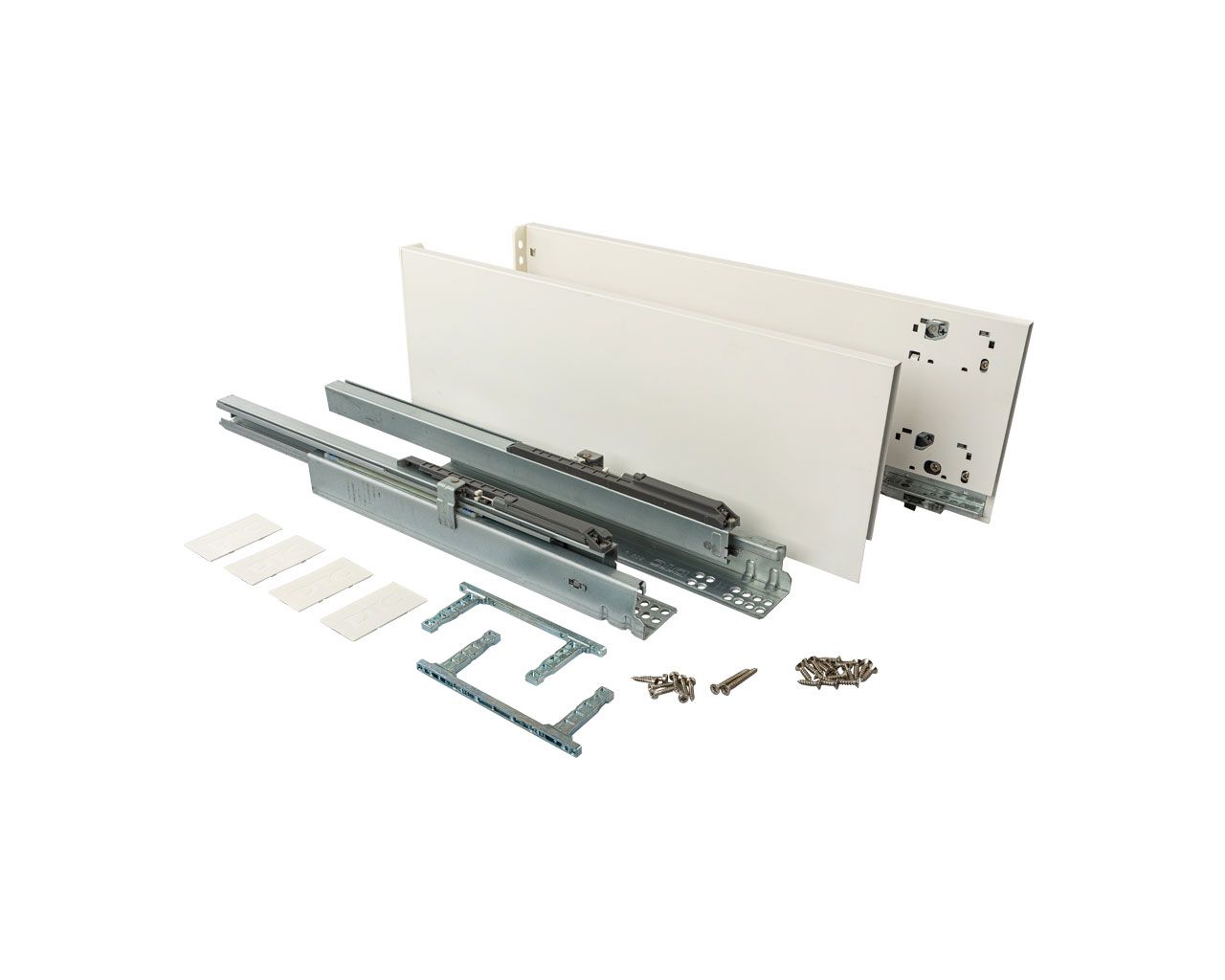 Комплект ящика Magic Star Plus длина 500 мм. высота 174 мм с доводчиком. белый. Рис. 1