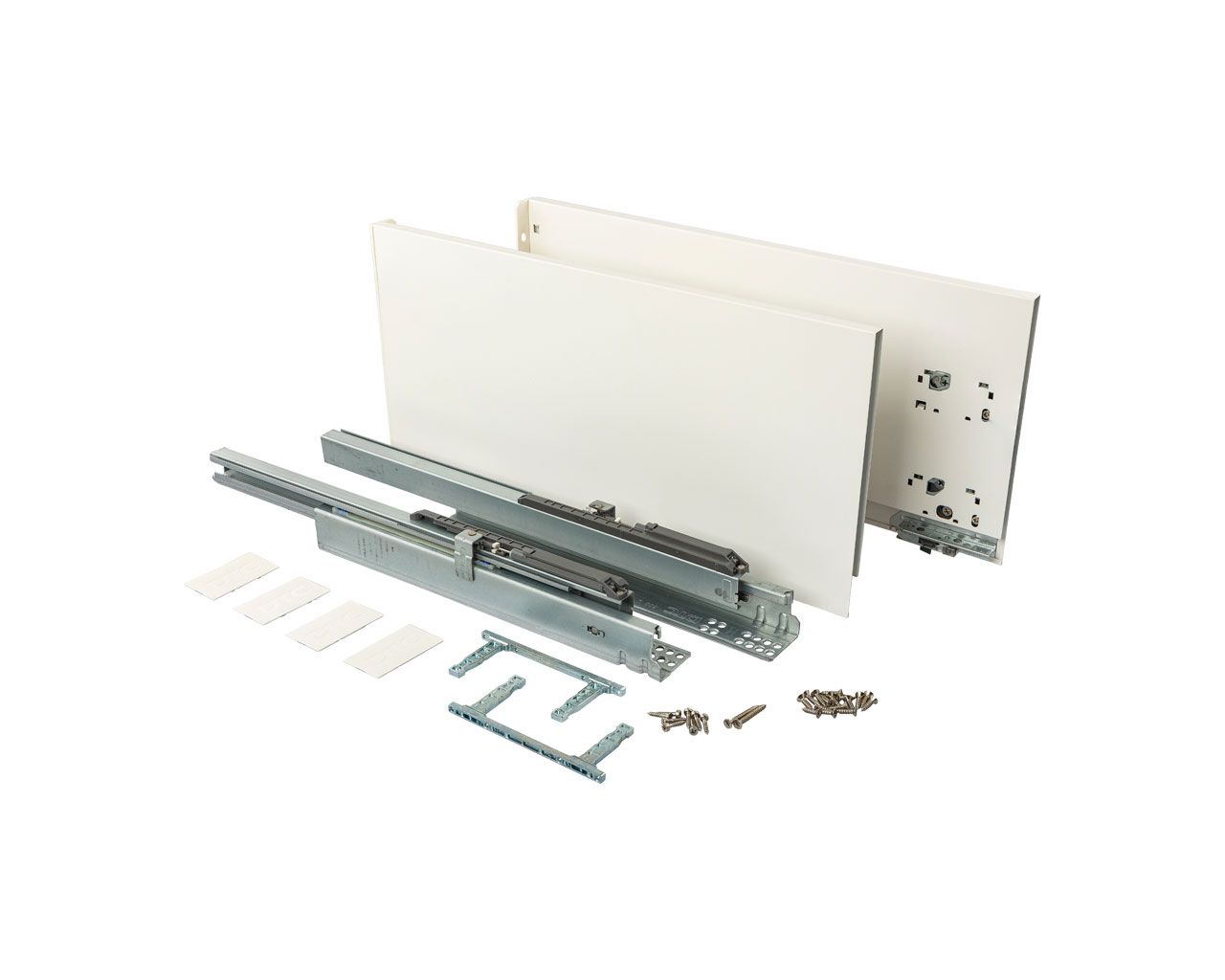 Комплект ящика Magic Star Plus длина 500 мм. высота 238 мм с доводчиком. белый. Рис. 1