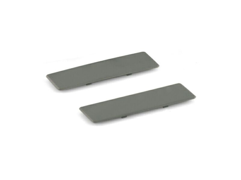 Комплект заглушек (2 штуки)  для ящика Newline без логотипа, серый. Рис. 1