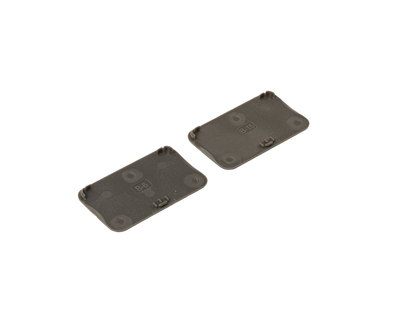 Комплект заглушек (2 штуки) для ящика Slimline без логотипа, антрацит. Рис. 3 Комплект заглушек (2 штуки) для ящика Slimline без логотипа, антрацит. Рис. 3