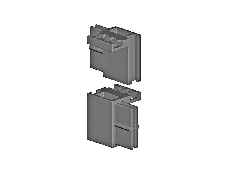 Комплект заглушек профиля примыкания C48.0619 (Левая+Правая). Рис. 1 Комплект заглушек профиля примыкания C48.0619 (Левая+Правая). Рис. 1