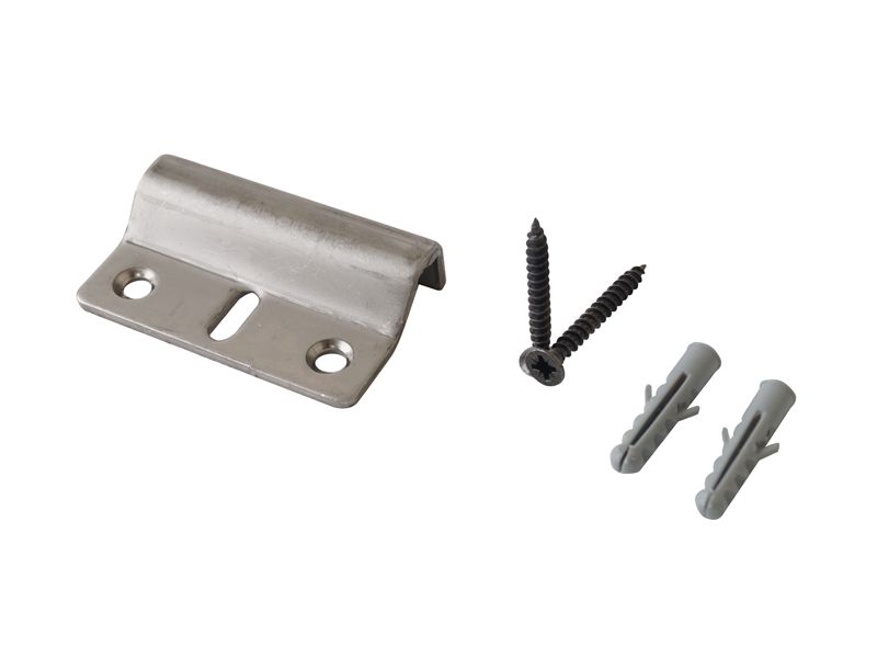 Комплект запоров вертикальных (2 шт.) с 2-мя тягами и ответными планками, 2 точки запирания, до 2640 мм, черный, 07835500N. Рис. 3