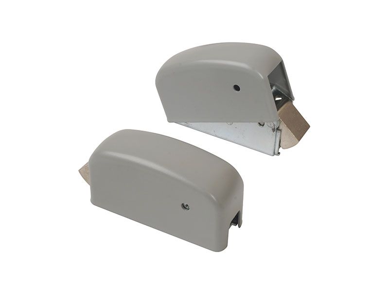 Комплект запоров вертикальных (2 шт.) с 2-мя тягами и ответными планками, 2 точки запирания, до 2640 мм, сереб. RAL9006, 07835970N. Рис. 3