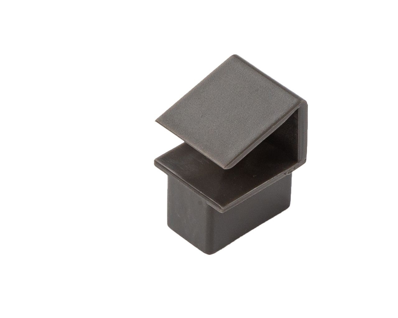 Коннектор для разделительного рейлинга Alphalux Crystal для металлических боковин, антрацит. Рис. 1 Коннектор для разделительного рейлинга Alphalux Crystal для металлических боковин, антрацит. Рис. 1