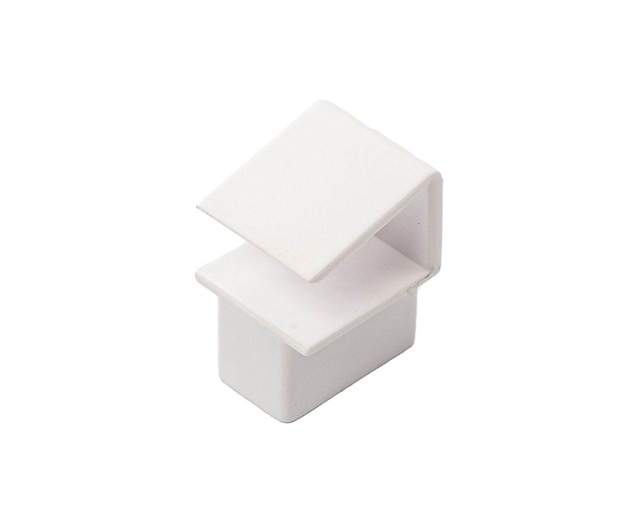 Коннектор для разделительного рейлинга Alphalux Crystal для металлических боковин, белый. Рис. 1 Коннектор для разделительного рейлинга Alphalux Crystal для металлических боковин, белый. Рис. 1