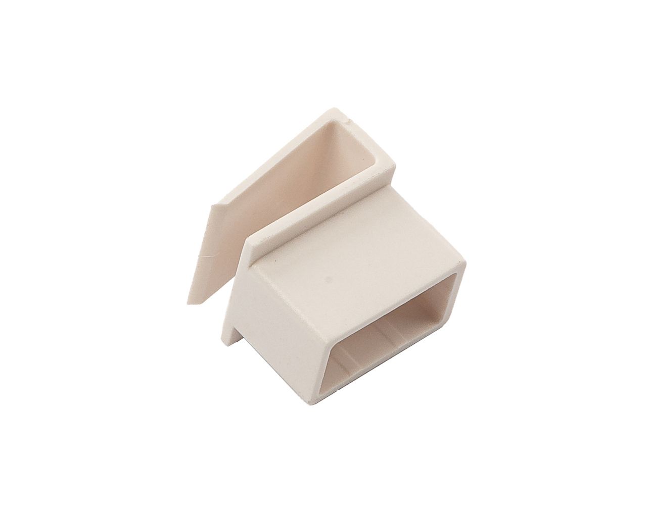 Коннектор для разделительного рейлинга Alphalux Crystal для стеклянных боковин, белый. Рис. 2