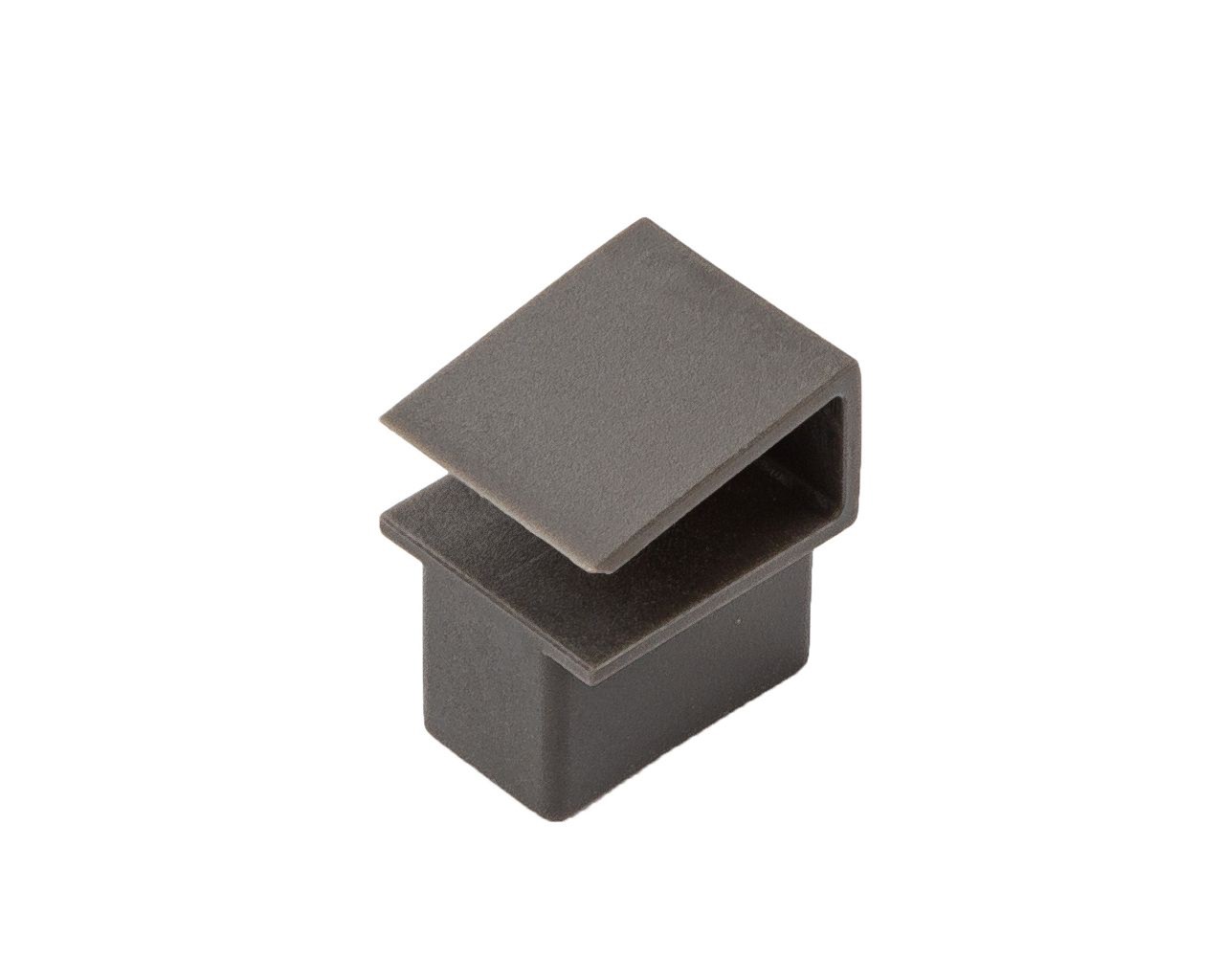 Коннектор для разделительного рейлинга Alphalux Crystal, соединение (рейлинг-рейлинг) антрацит. Рис. 1 Коннектор для разделительного рейлинга Alphalux Crystal, соединение (рейлинг-рейлинг) антрацит. Рис. 1