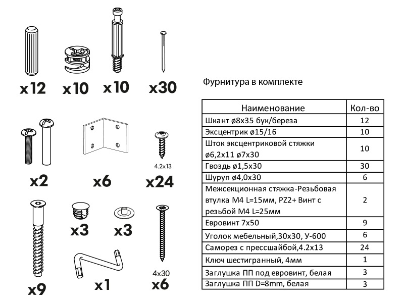 Корпус напольный 1010*53*72 угловой, 1 полка. Рис. 3
