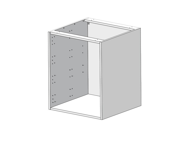 Корпус напольный 80*53*72 глубокий. Рис. 2