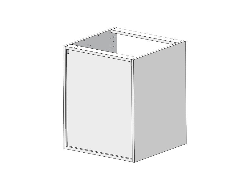 Корпус напольный 80*53*72 глубокий. Рис. 3 Корпус напольный 80*53*72 глубокий. Рис. 3