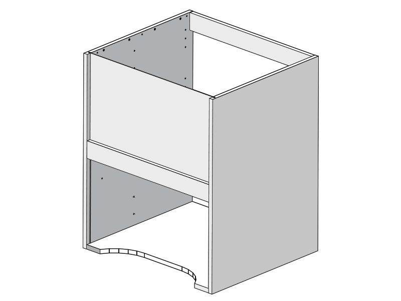 Корпус напольный 60*53*72 глубокий под мойку. Рис. 2