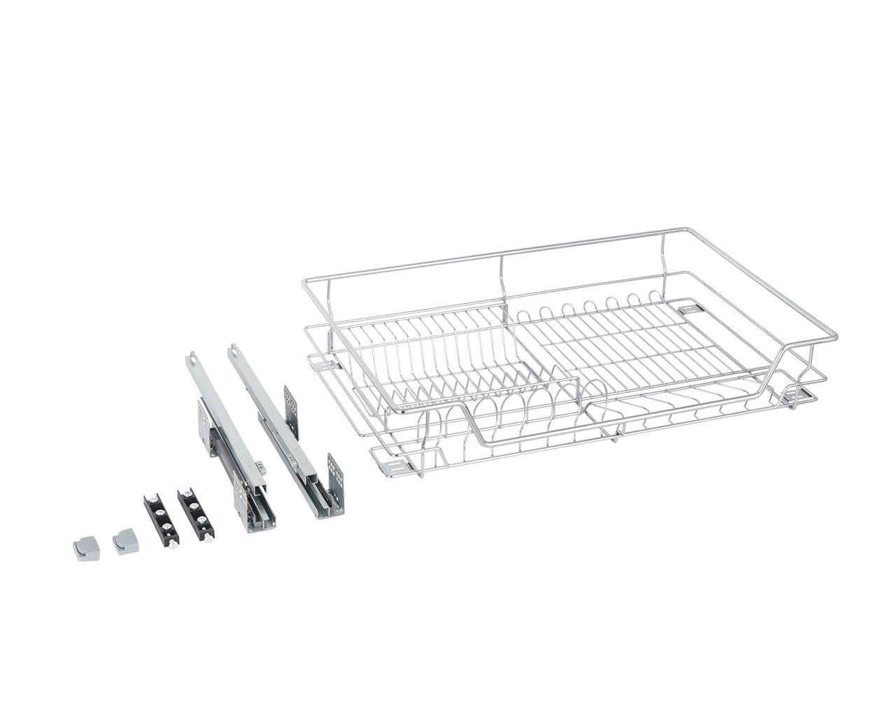 Корзина для посуды в нижнюю базу 600мм Firmax Smartline, для расп. дверей. Рис. 1 Корзина для посуды в нижнюю базу 600мм Firmax Smartline, для расп. дверей. Рис. 1