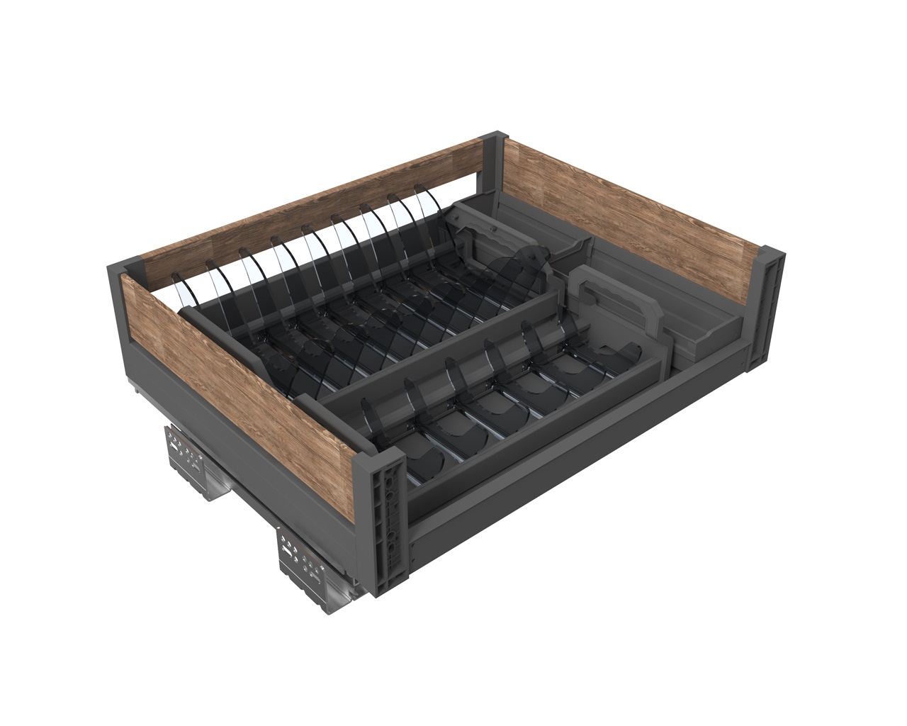 Корзина для посуды в нижнюю базу 900мм Firmax DANA Wood. Рис. 1 Корзина для посуды в нижнюю базу 900мм Firmax DANA Wood. Рис. 1