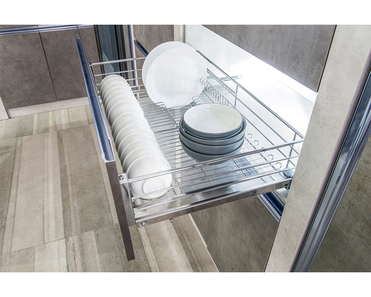 Корзина для посуды в нижнюю базу 900мм Firmax Smartline. Рис. 2