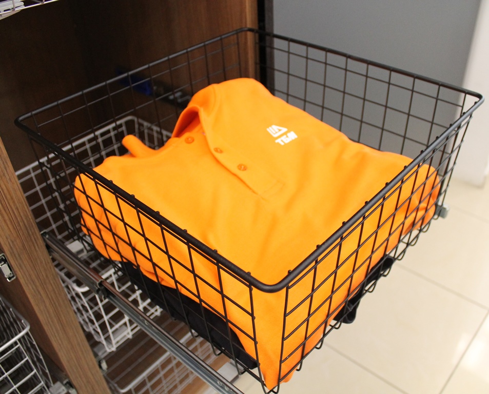 Корзина сетчатая 400х400 мм, H-190 мм, черный муар. Рис. 3