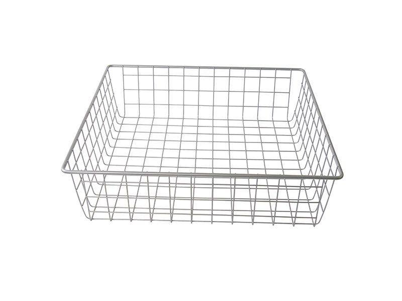 Корзина сетчатая 450х450 мм, H-120 мм, серебристый металлик. Рис. 2