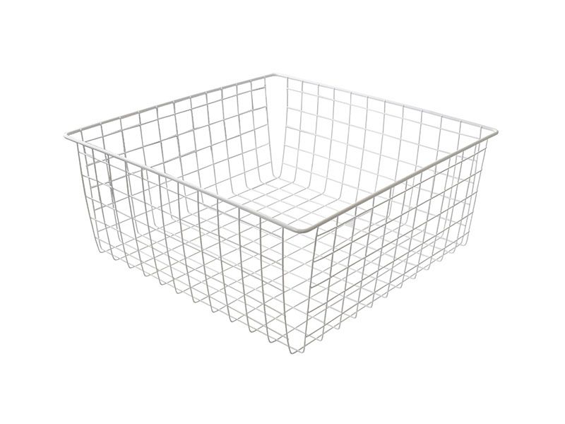 Корзина сетчатая 400х400 мм, H-190 мм, белый. Рис. 1