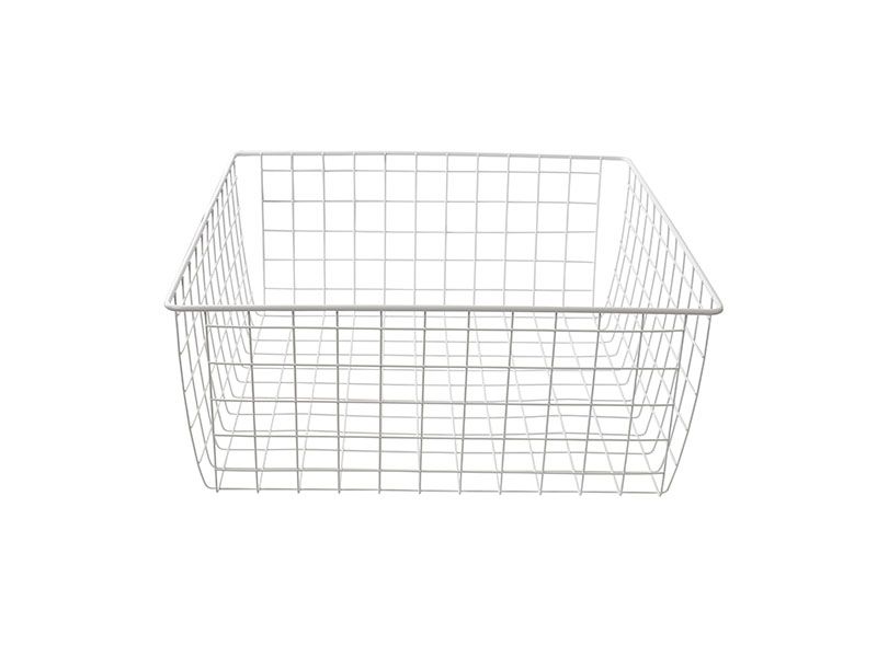Корзина сетчатая 400х400 мм, H-190 мм, белый. Рис. 2 Корзина сетчатая 400х400 мм, H-190 мм, белый. Рис. 2