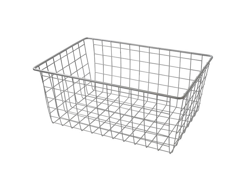 Корзина сетчатая 300х450 мм, H-190 мм, серебристый металлик. Рис. 2
