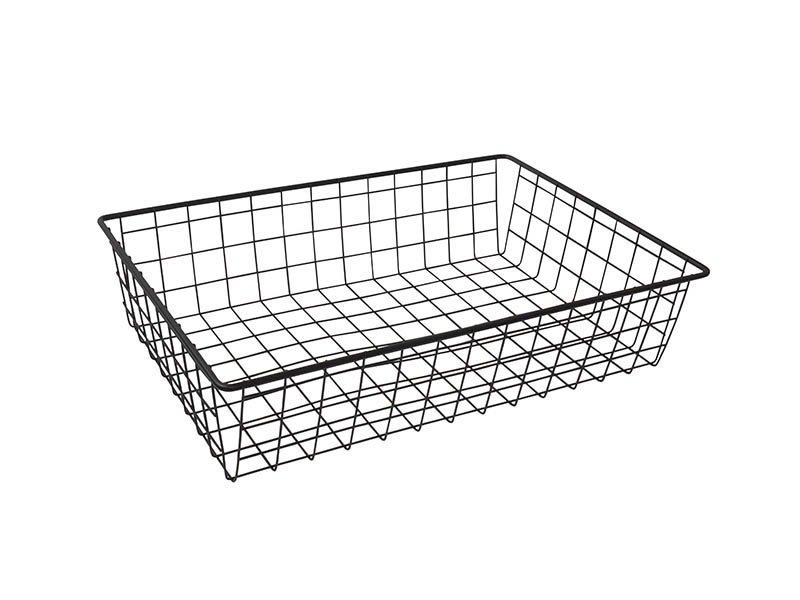 Корзина сетчатая 350х500 мм, H-120 мм, черный муар. Рис. 1