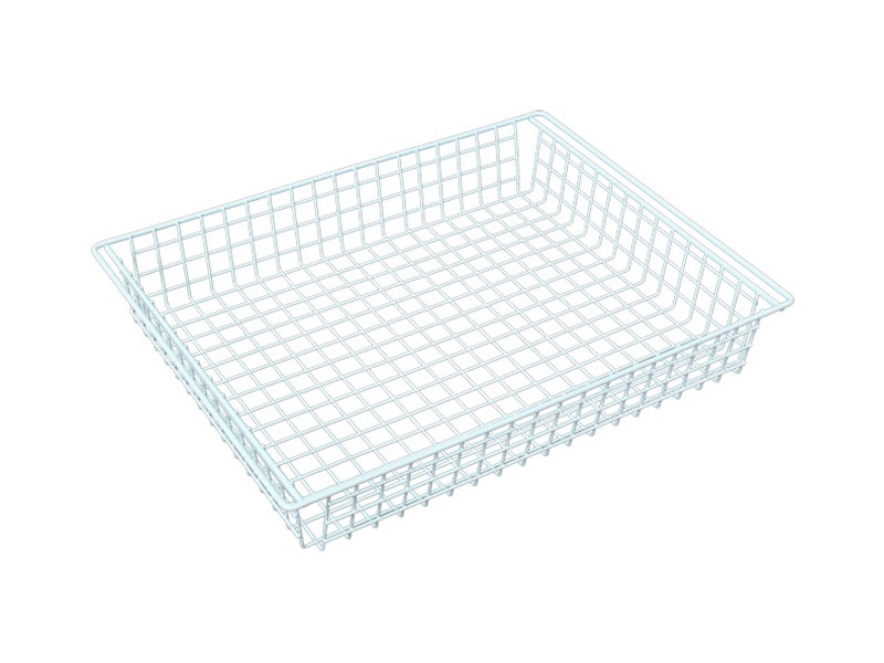 Корзина выдвижная низкая FIRMAX, 411х530мм, Н=87мм, белый. Рис. 2