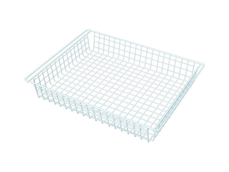 Корзина выдвижная низкая FIRMAX, 411х530мм, Н=87мм, белый. Рис. 3 Корзина выдвижная низкая FIRMAX, 411х530мм, Н=87мм, белый. Рис. 3