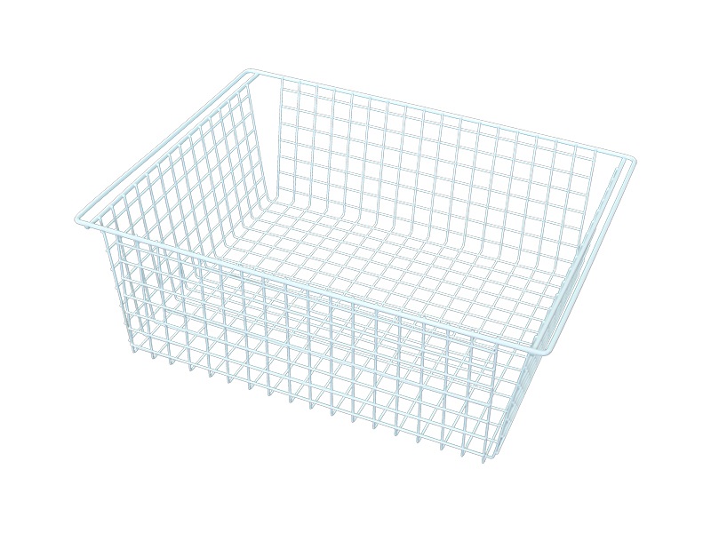 Корзина выдвижная высокая FIRMAX 411х530мм, Н=187мм, белый. Рис. 3 Корзина выдвижная высокая FIRMAX 411х530мм, Н=187мм, белый. Рис. 3