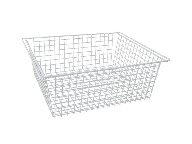 Корзина выдвижная высокая FIRMAX 411х530мм, Н=187мм, белый. Рис. 1 Корзина выдвижная высокая FIRMAX 411х530мм, Н=187мм, белый. Рис. 1