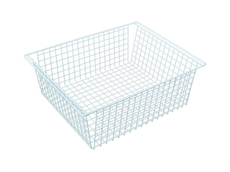 Корзина высокая FIRMAX 410х550мм, Н=187мм, белый. Рис. 2